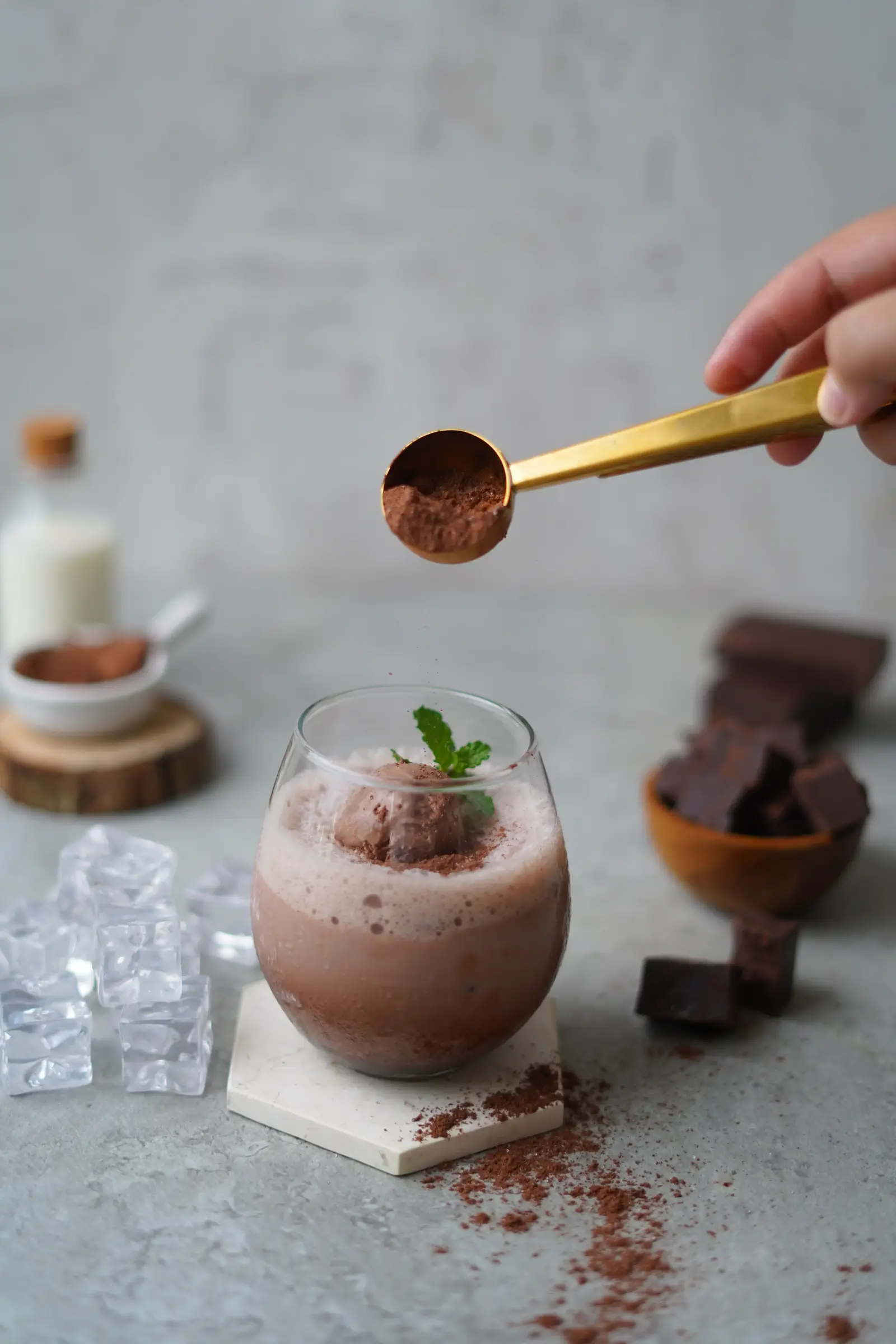 Chocolate milkshake
